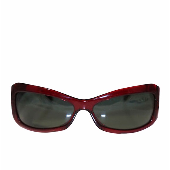 Versace Accessories - VERSACE red frame sunglasses